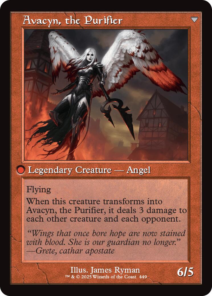 Archangel Avacyn // Avacyn, the Purifier (Retro Frame) [Innistrad Remastered] | Chromatic Games