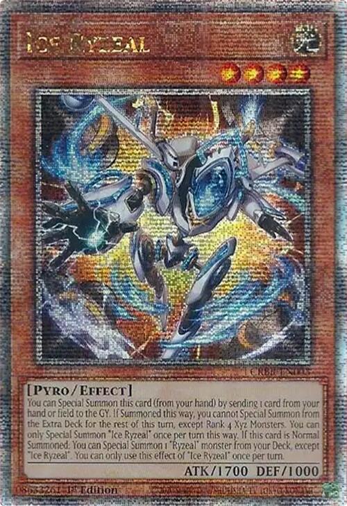 Ice Ryzeal (Quarter Century Secret Rare) [CRBR-EN003] Quarter Century Secret Rare | Chromatic Games