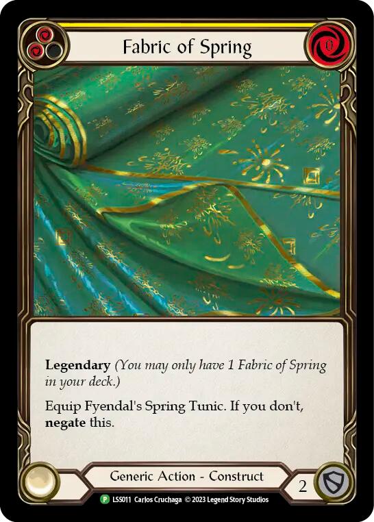 Fabric of Spring // Fyendal's Spring Tunic [LSS011] (Promo)  Cold Foil | Chromatic Games