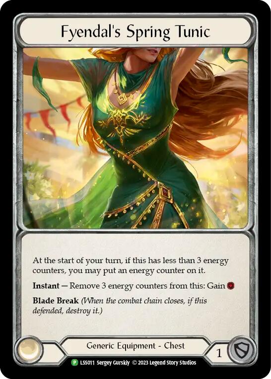 Fabric of Spring // Fyendal's Spring Tunic [LSS011] (Promo)  Cold Foil | Chromatic Games