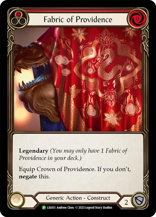 Fabric of Providence // Crown of Providence [LSS013] (Promo)  Cold Foil | Chromatic Games