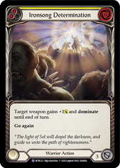 Ironsong Determination [U-WTR122] (Welcome to Rathe Unlimited)  Unlimited Rainbow Foil | Chromatic Games