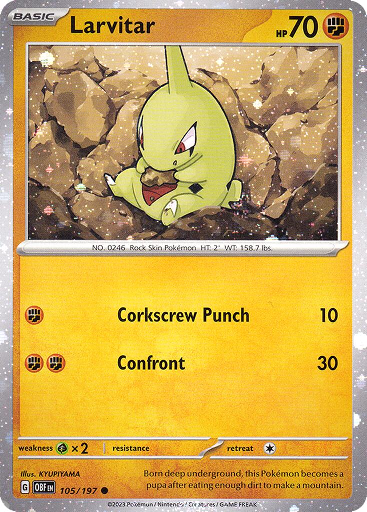 Larvitar (105/197) (Cosmos Holo) [Miscellaneous Cards] | Chromatic Games