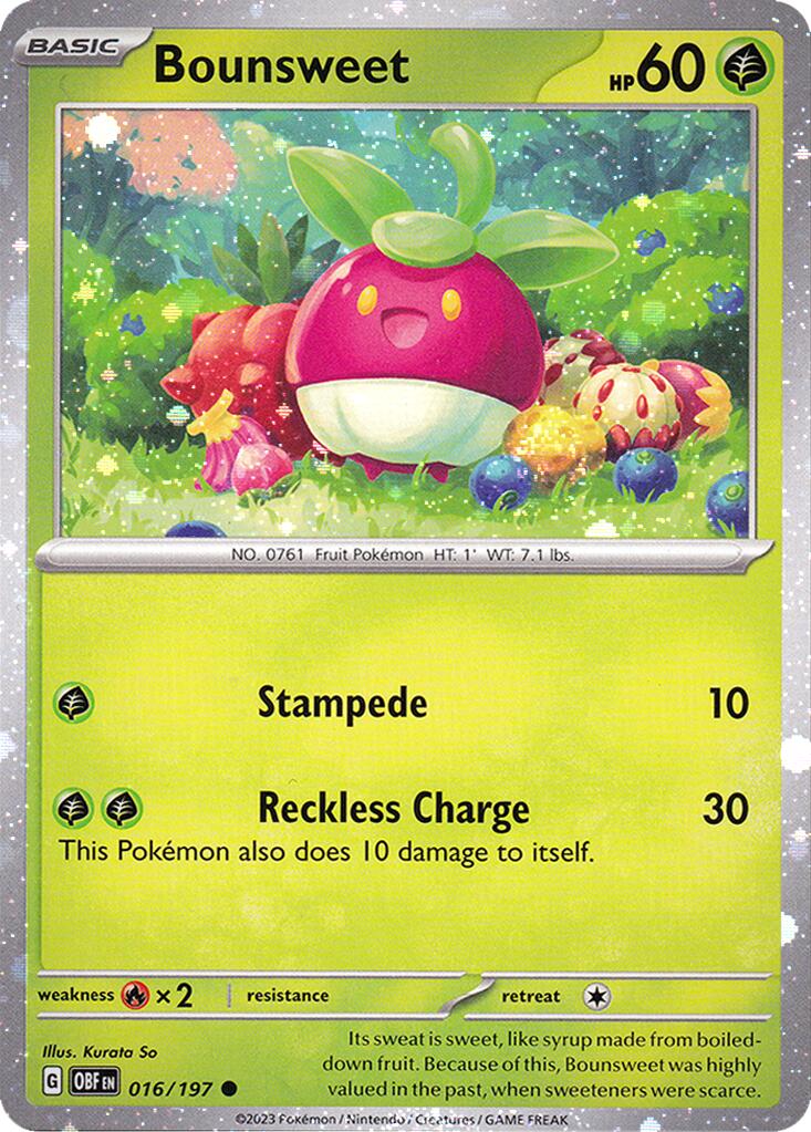 Bounsweet (016/197) (Cosmos Holo) [Miscellaneous Cards] | Chromatic Games