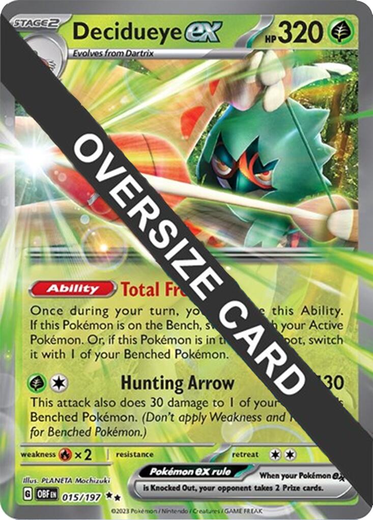 Decidueye ex (015/197) (Jumbo Card) [Miscellaneous Cards] | Chromatic Games