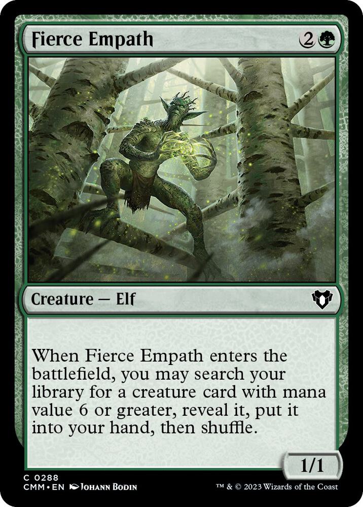 Fierce Empath 288/451 (Commander Masters)  | Chromatic Games