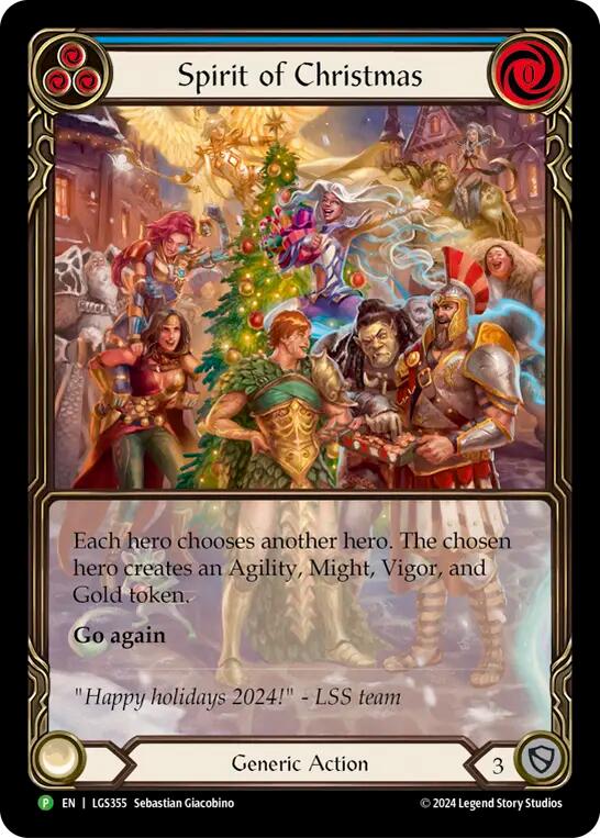 Spirit of Christmas (Cold Foil) [LGS355] (Promo)  Cold Foil | Chromatic Games