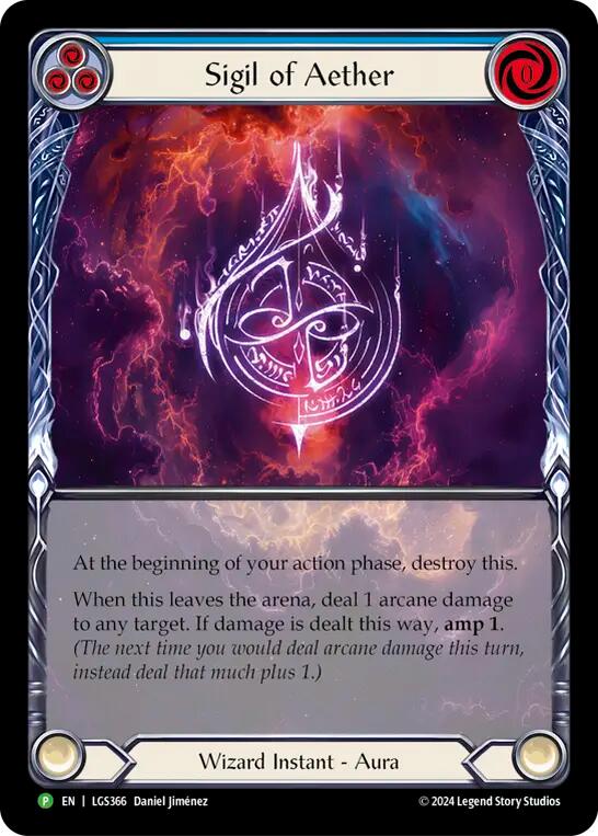 Sigil of Aether (Rainbow Foil) [LGS366] (Promo)  Rainbow Foil | Chromatic Games