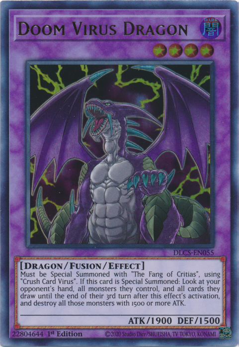 Doom Virus Dragon [DLCS-EN055] Ultra Rare | Chromatic Games