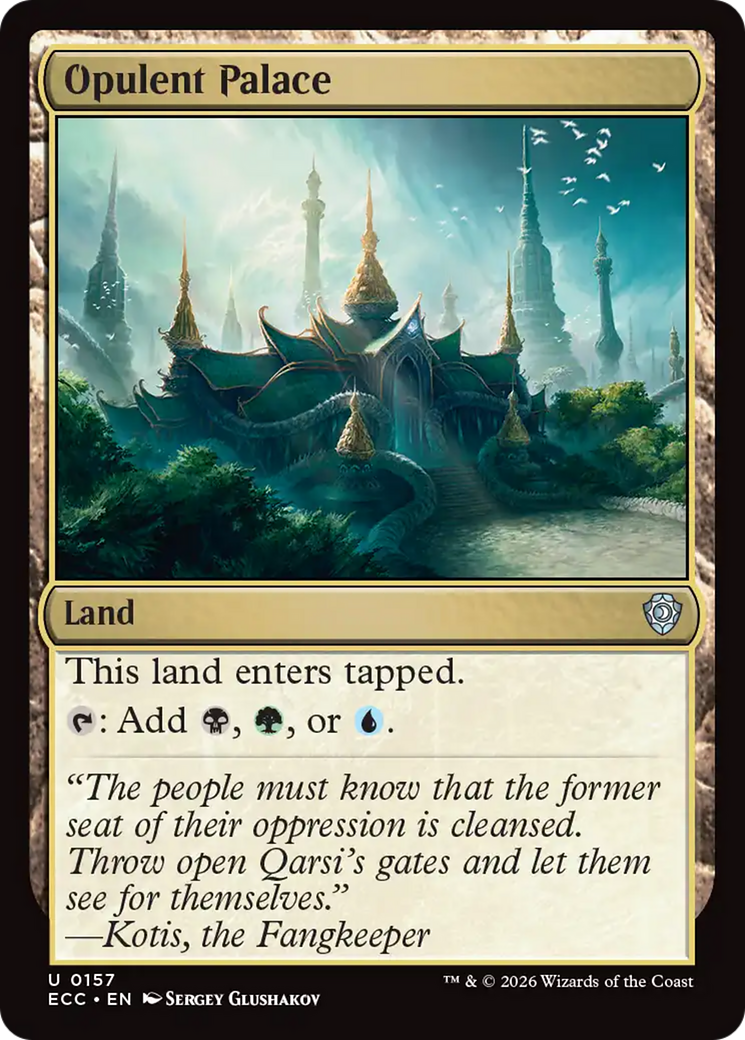 Opulent Palace [Lorwyn Eclipsed Commander] | Chromatic Games