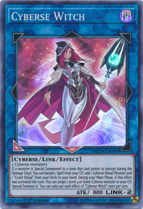 Cyberse Witch [MP19-EN098] Super Rare | Chromatic Games