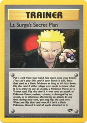 Lt. Surge's Secret Plan (107/132) [Gym Challenge Unlimited] | Chromatic Games