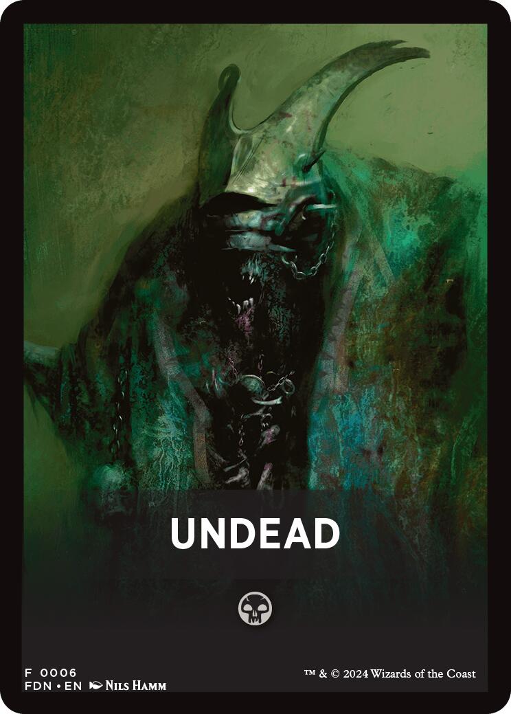 Undead Theme Card [Foundations Tokens] | Chromatic Games