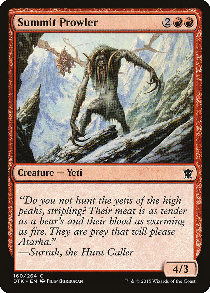 Summit Prowler 160/264 (Dragons of Tarkir)  | Chromatic Games