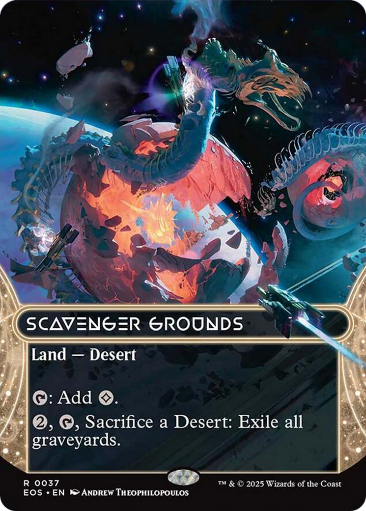 Scavenger Grounds (0037) (Borderless) [Edge of Eternities: Stellar Sights] | Chromatic Games
