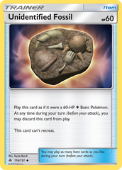 Unidentified Fossil (116/131) [Sun & Moon: Forbidden Light] | Chromatic Games