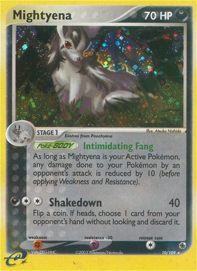 Mightyena (10/109) [EX: Ruby & Sapphire] | Chromatic Games