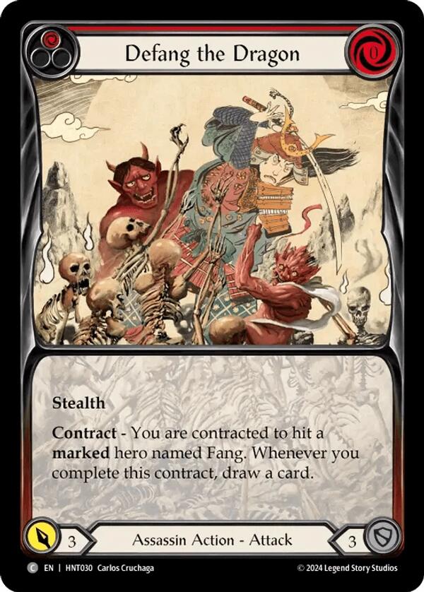 Defang the Dragon [HNT030] (The Hunted)  Rainbow Foil | Chromatic Games