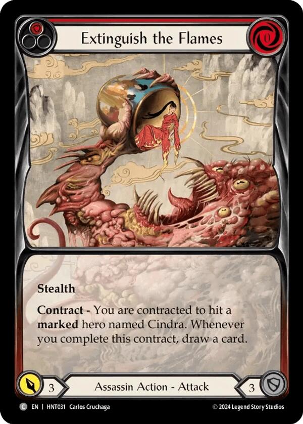 Extinguish the Flames [HNT031] (The Hunted)  Rainbow Foil | Chromatic Games