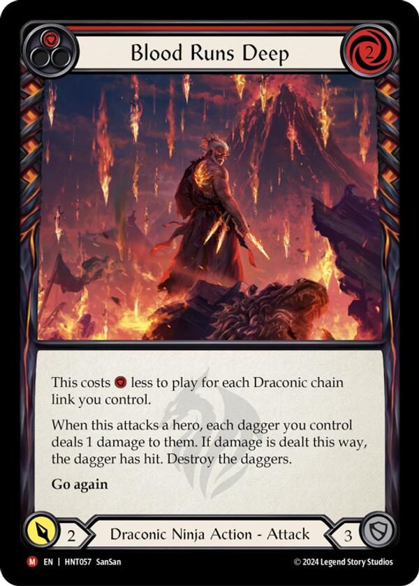 Blood Runs Deep [HNT057] (The Hunted)  Rainbow Foil | Chromatic Games