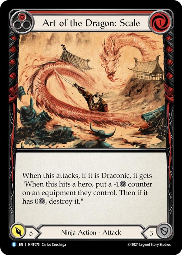 Art of the Dragon: Scale [HNT076] (The Hunted)  Rainbow Foil | Chromatic Games
