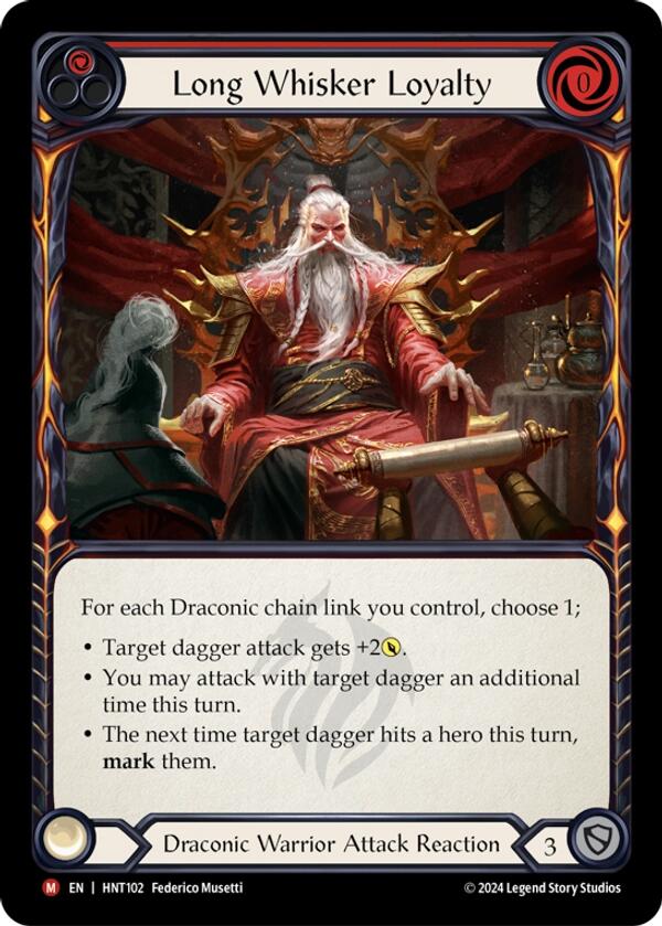 Long Whisker Loyalty [HNT102] (The Hunted)  Rainbow Foil | Chromatic Games