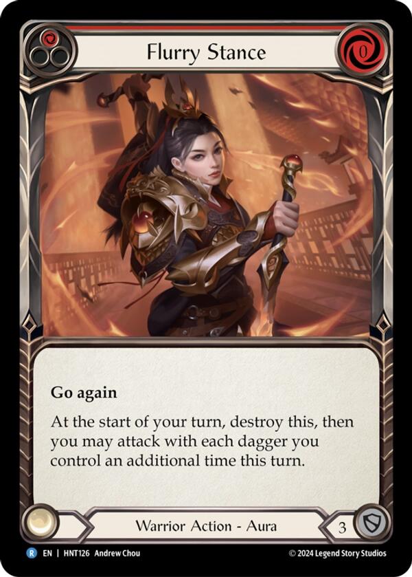 Flurry Stance [HNT126] (The Hunted)  Rainbow Foil | Chromatic Games