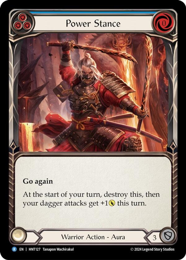 Power Stance [HNT127] (The Hunted)  Rainbow Foil | Chromatic Games