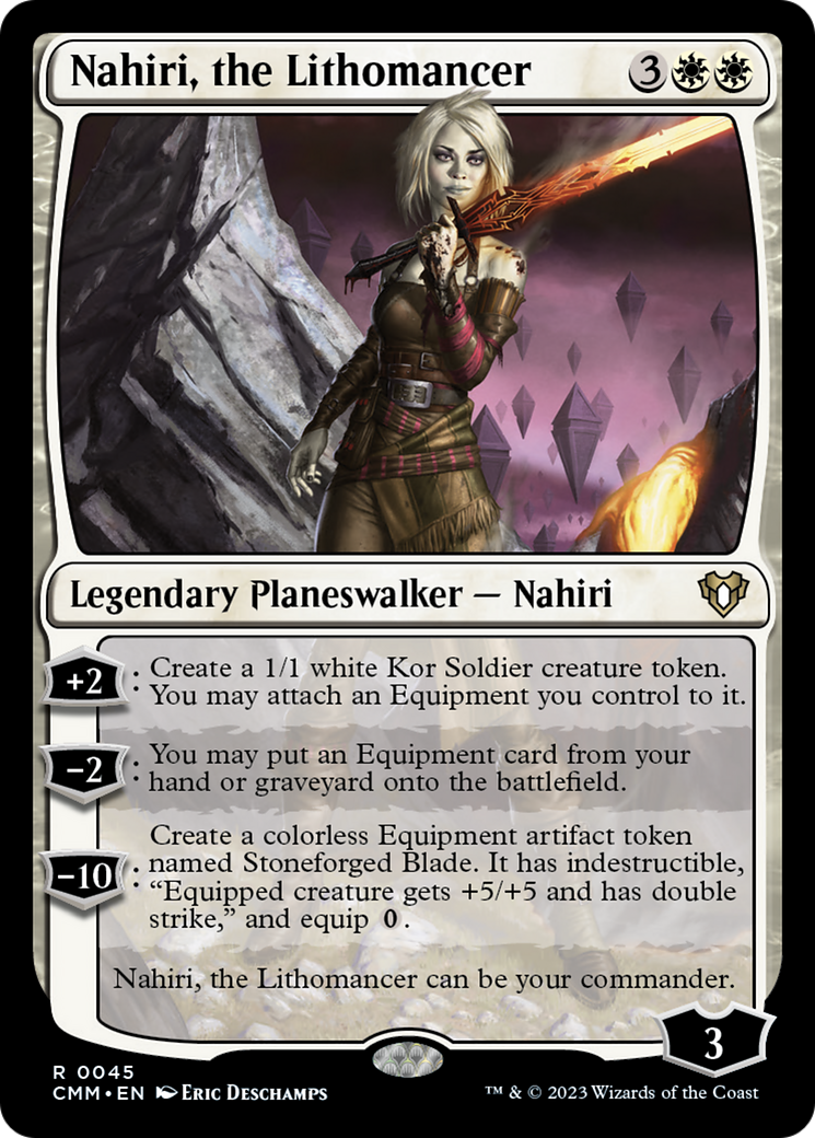 Nahiri, the Lithomancer [Commander Masters] | Chromatic Games