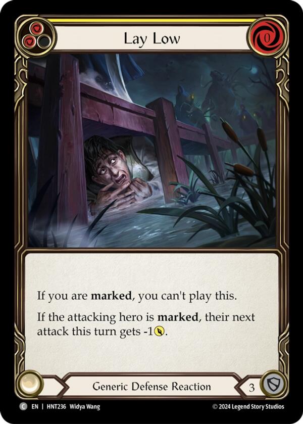 Lay Low [HNT236] (The Hunted)  Rainbow Foil | Chromatic Games