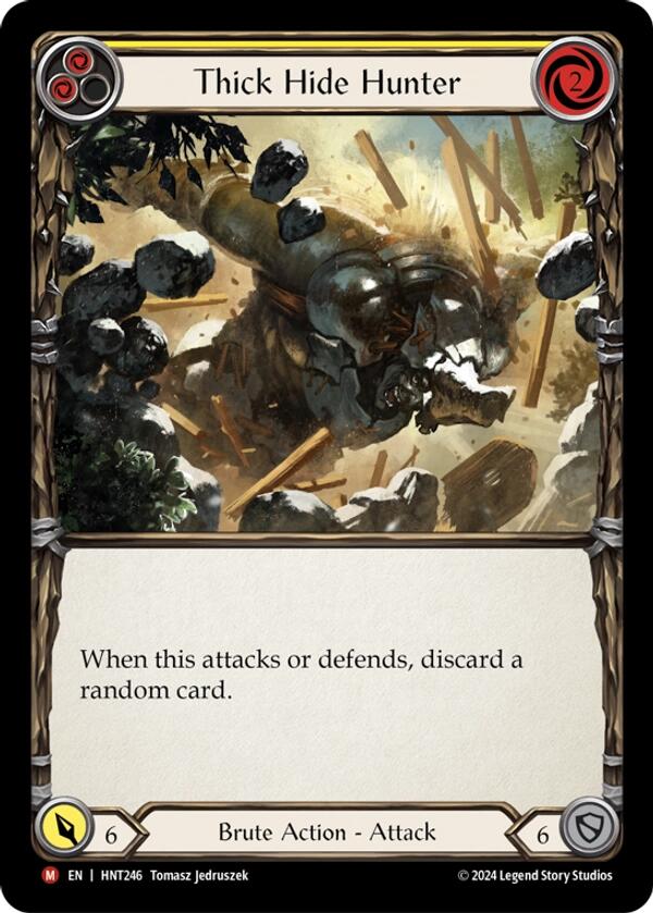 Thick Hide Hunter [HNT246] (The Hunted)  Rainbow Foil | Chromatic Games