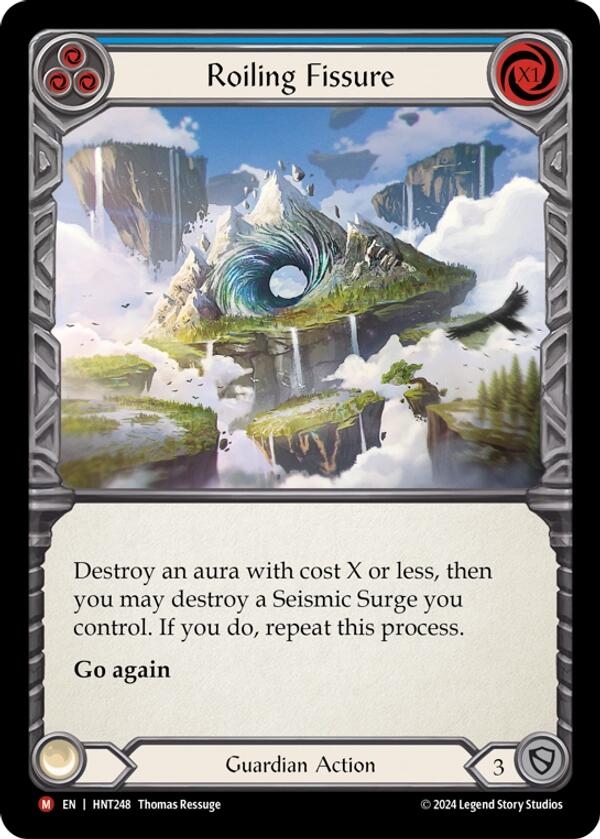 Roiling Fissure [HNT248] (The Hunted)  Rainbow Foil | Chromatic Games