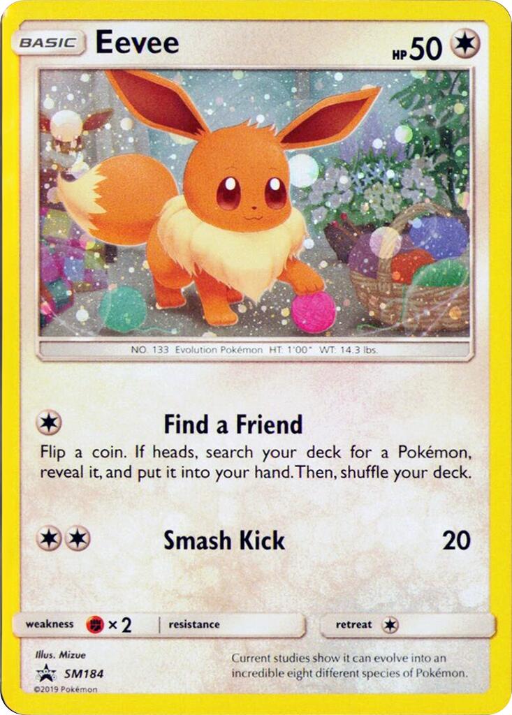 Eevee (SM184) (Cosmos Holo) [Sword & Shield: Black Star Promos] | Chromatic Games