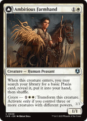 Ambitious Farmhand // Seasoned Cathar [Innistrad Remastered] | Chromatic Games