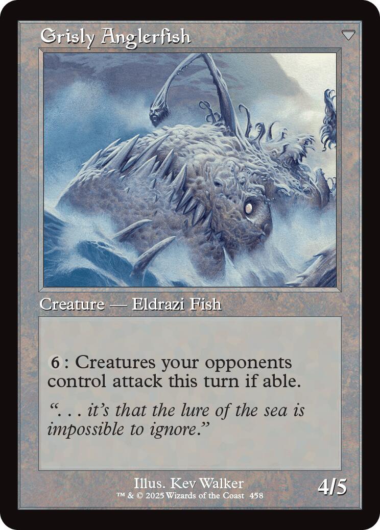 Grizzled Angler // Grisly Anglerfish (Retro Frame) [Innistrad Remastered] | Chromatic Games