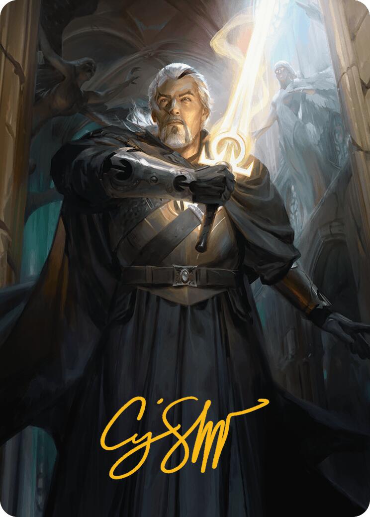 Odric, Lunarch Marshal Art Card (Gold-Stamped Signature) [Innistrad Remastered Art Series] | Chromatic Games