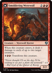 Smoldering Werewolf // Erupting Dreadwolf [Innistrad Remastered] | Chromatic Games