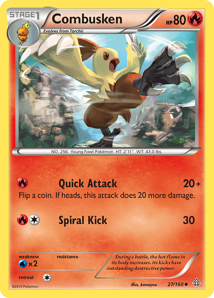 Combusken (27/160) [XY: Primal Clash] | Chromatic Games