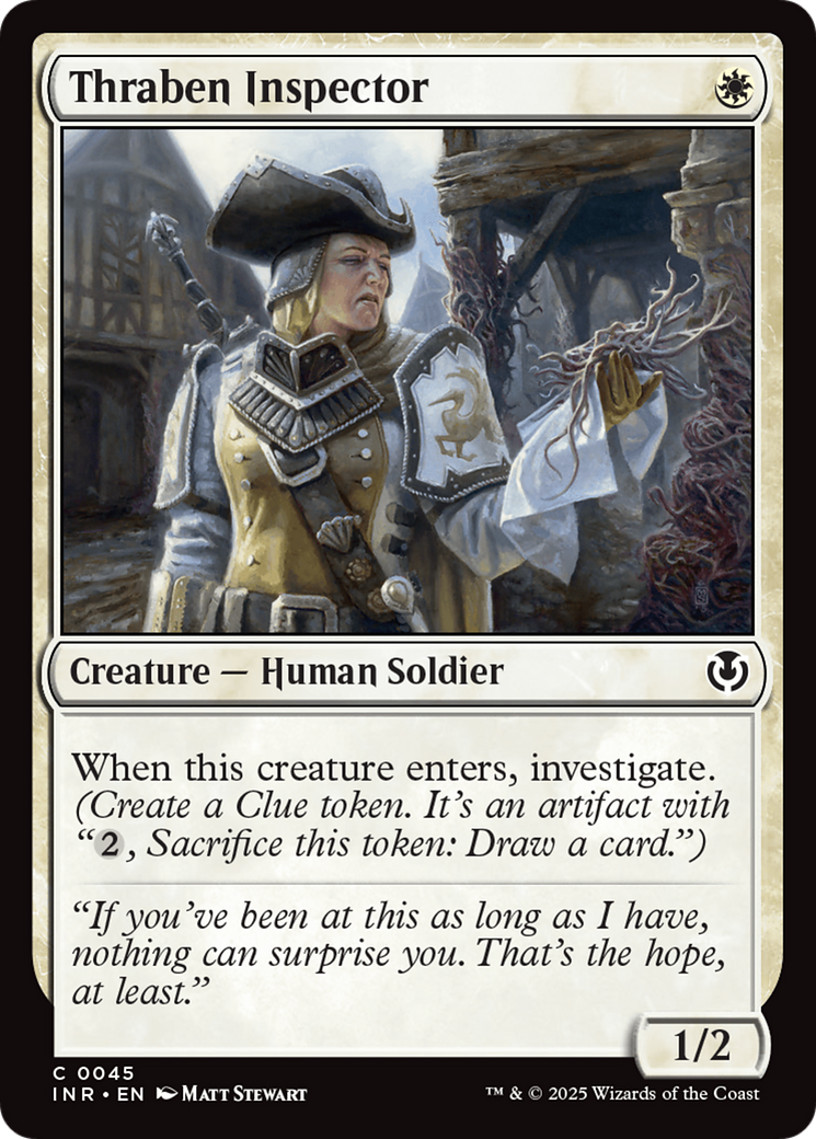 Thraben Inspector [Innistrad Remastered] | Chromatic Games