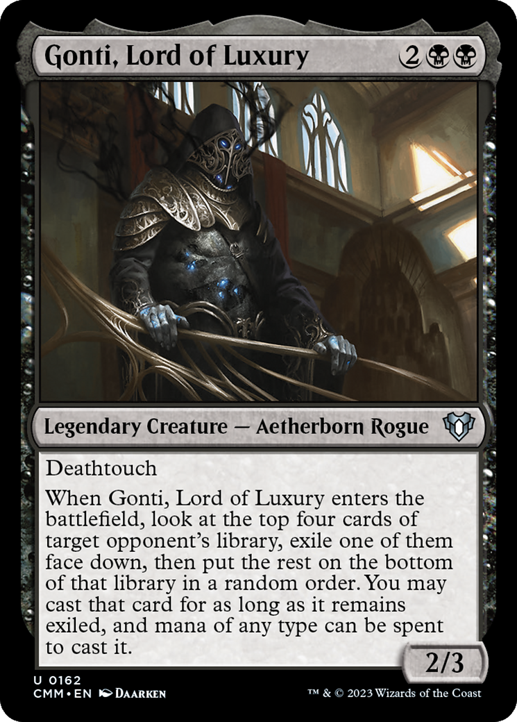 Gonti, Lord of Luxury [Commander Masters] | Chromatic Games