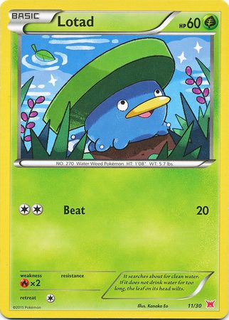 Lotad (11/30) [XY: Trainer Kit 2 - Latias] | Chromatic Games