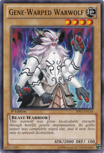 Gene-Warped Warwolf [BP01-EN116] Common | Chromatic Games
