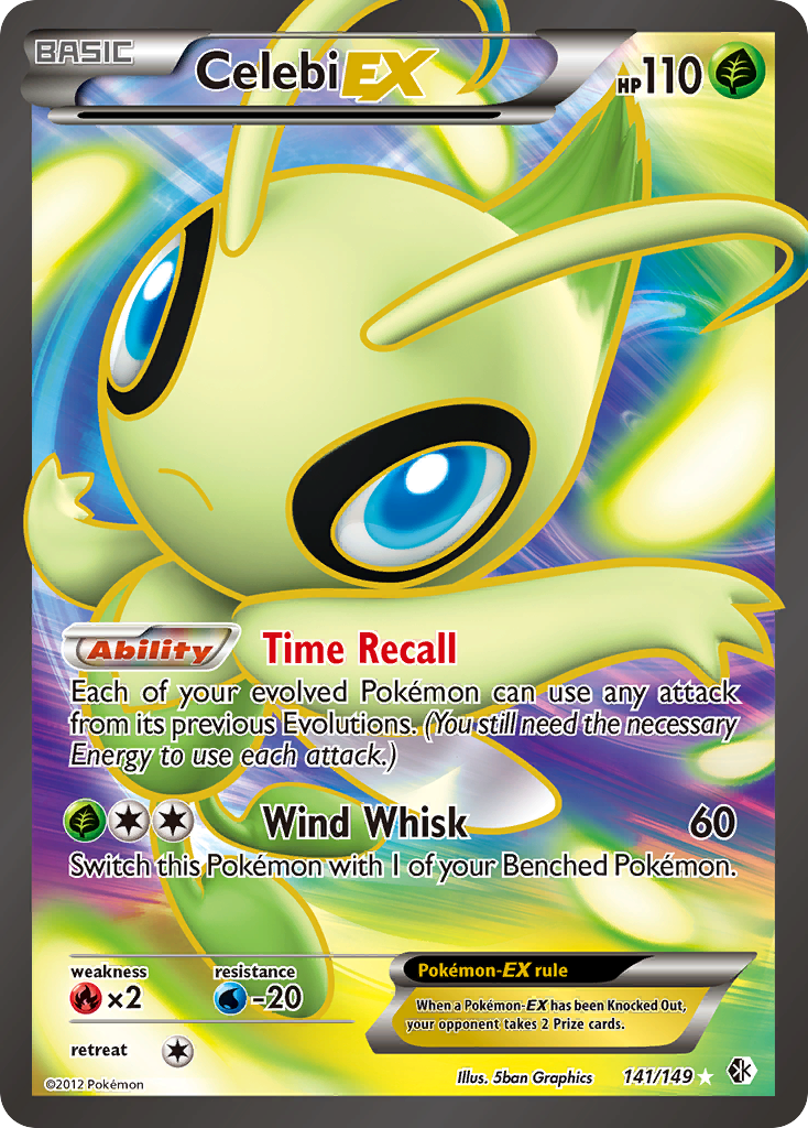 Celebi EX (141/149) [Black & White: Boundaries Crossed] | Chromatic Games