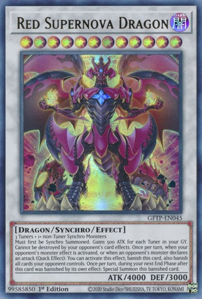 Red Supernova Dragon [GFTP-EN045] Ultra Rare | Chromatic Games