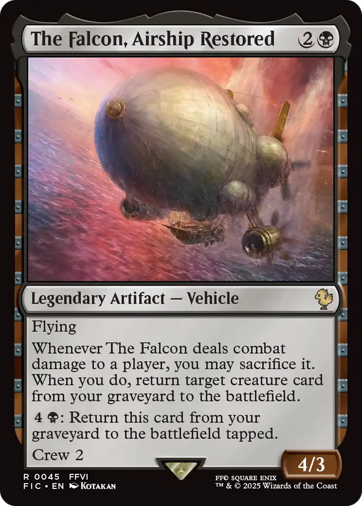 The Falcon, Airship Restored [FINAL FANTASY Commander] | Chromatic Games