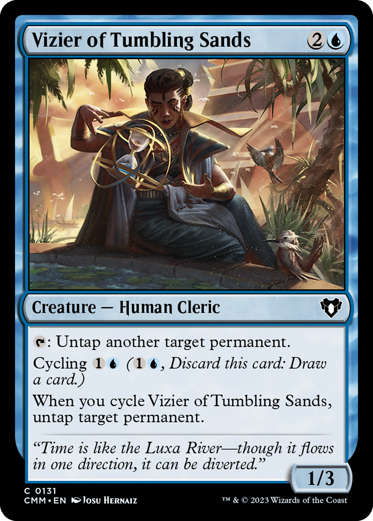 Vizier of Tumbling Sands [Commander Masters] | Chromatic Games