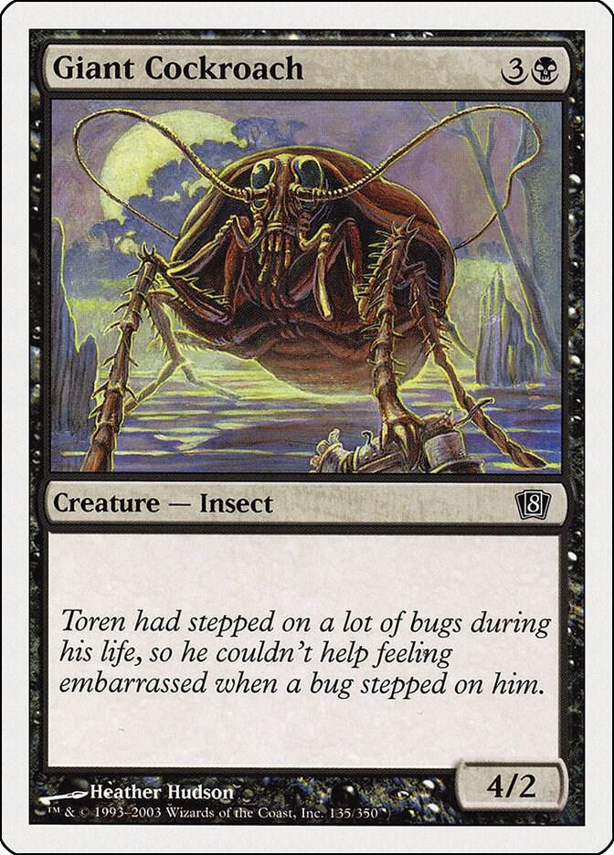 Giant Cockroach 135/350 (8th Edition)  | Chromatic Games