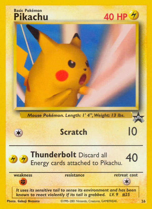 Pikachu (26) [Wizards of the Coast: Black Star Promos] | Chromatic Games