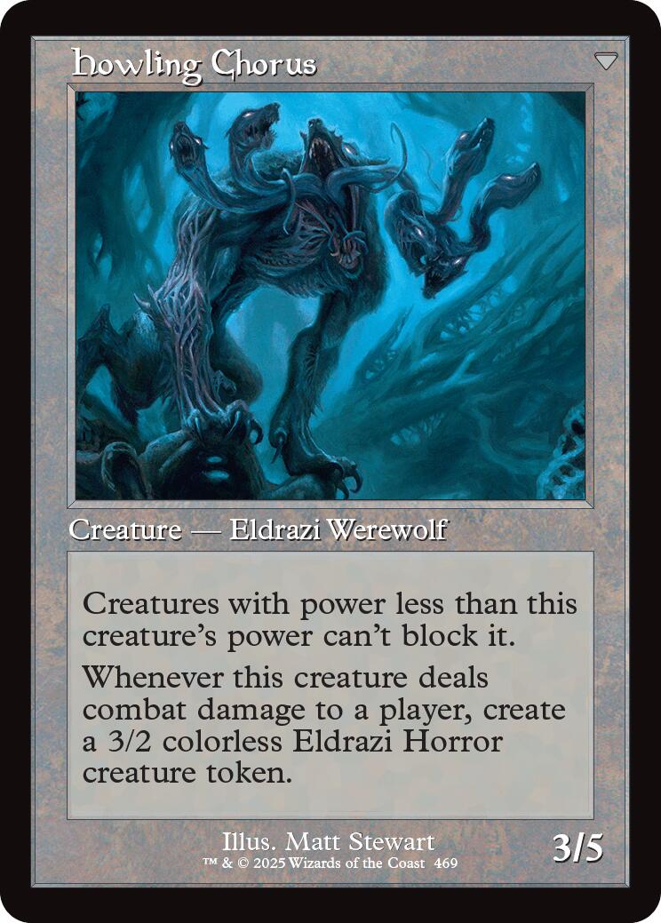 Shrill Howler // Howling Chorus (Retro Frame) [Innistrad Remastered] | Chromatic Games