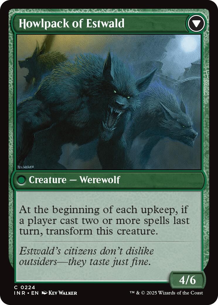 Villagers of Estwald // Howlpack of Estwald [Innistrad Remastered] | Chromatic Games